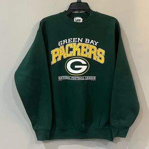 Green Bay Packers NFL Crewneck Sweatshirt by Lee Sport Vintage 1990s